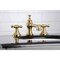 Kingston Brass KC7067AX Vintage 8" Widespread Bathroom Faucet, Brushed Brass KC7067AX - alternate 4